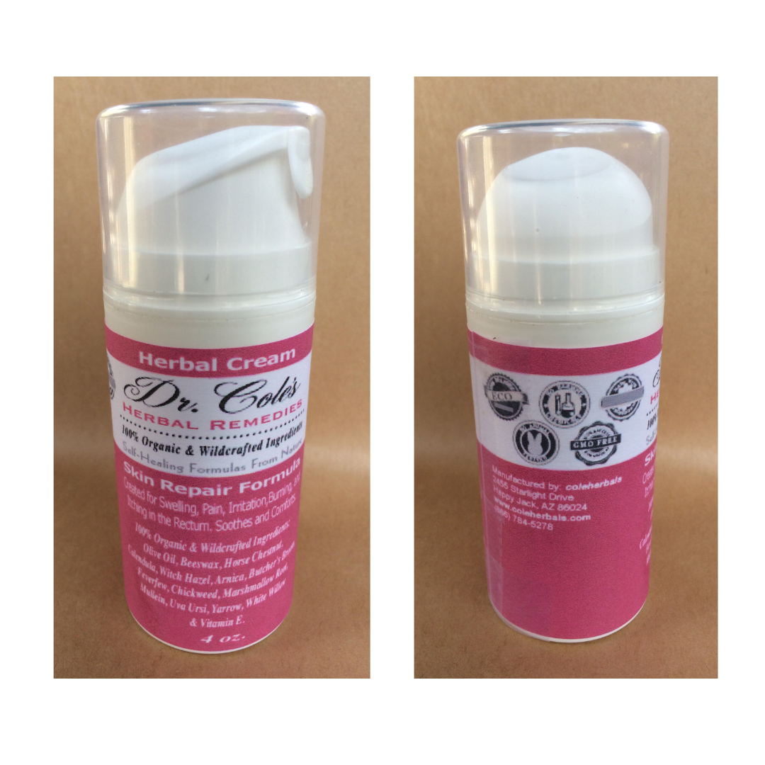 Dr. Cole's Herbal Remedies Skin Repair Formula Cream product bottle