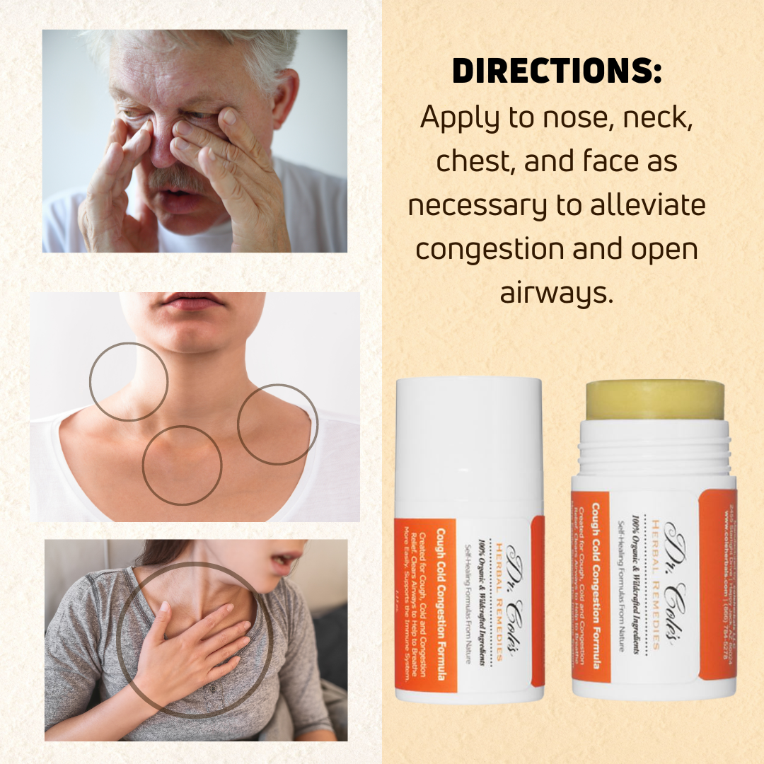 Dr. Cole's Cough Cold Congestion Stick SixPak