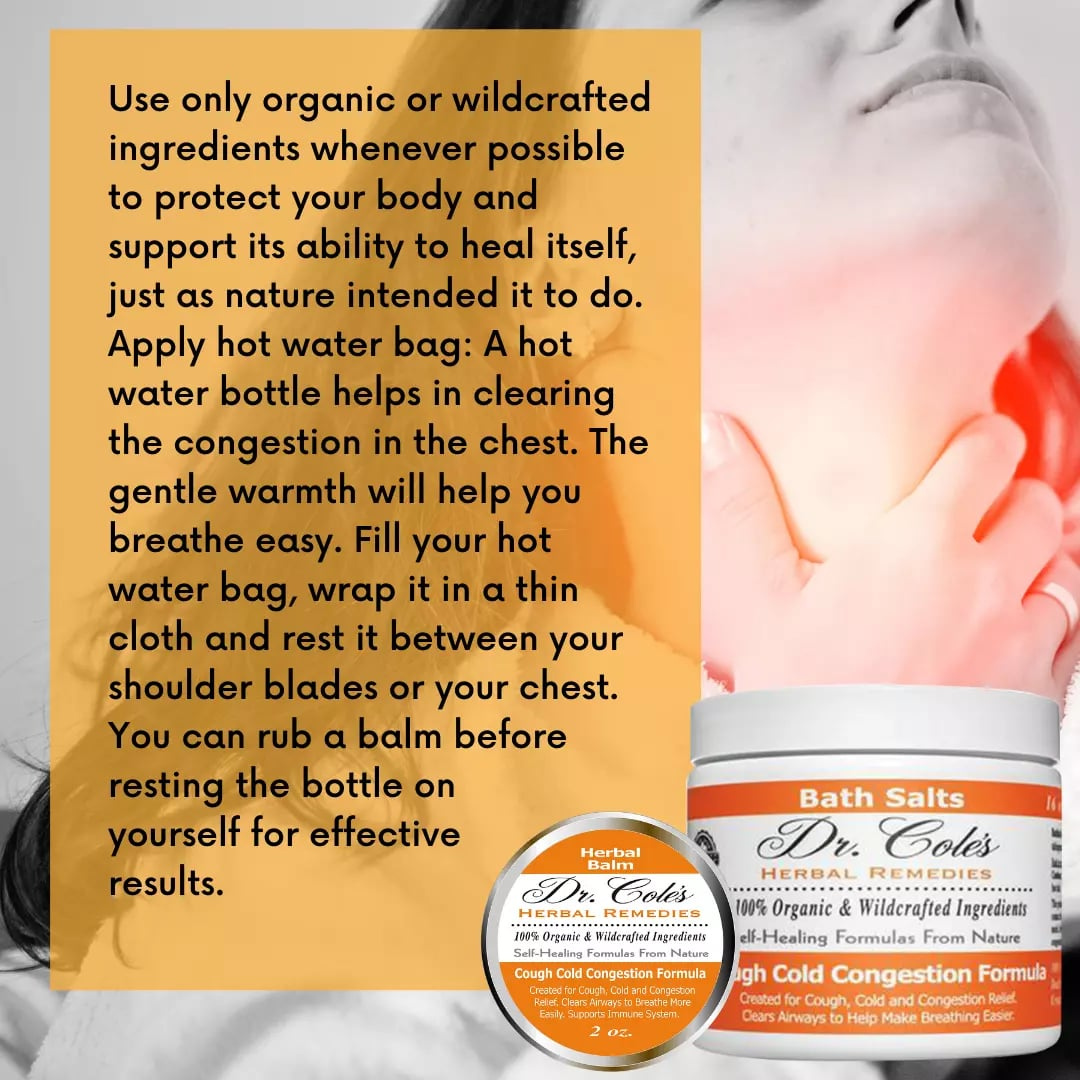 Dr. Cole’s Organic Cough Cold Congestion Relief Balm SixPak