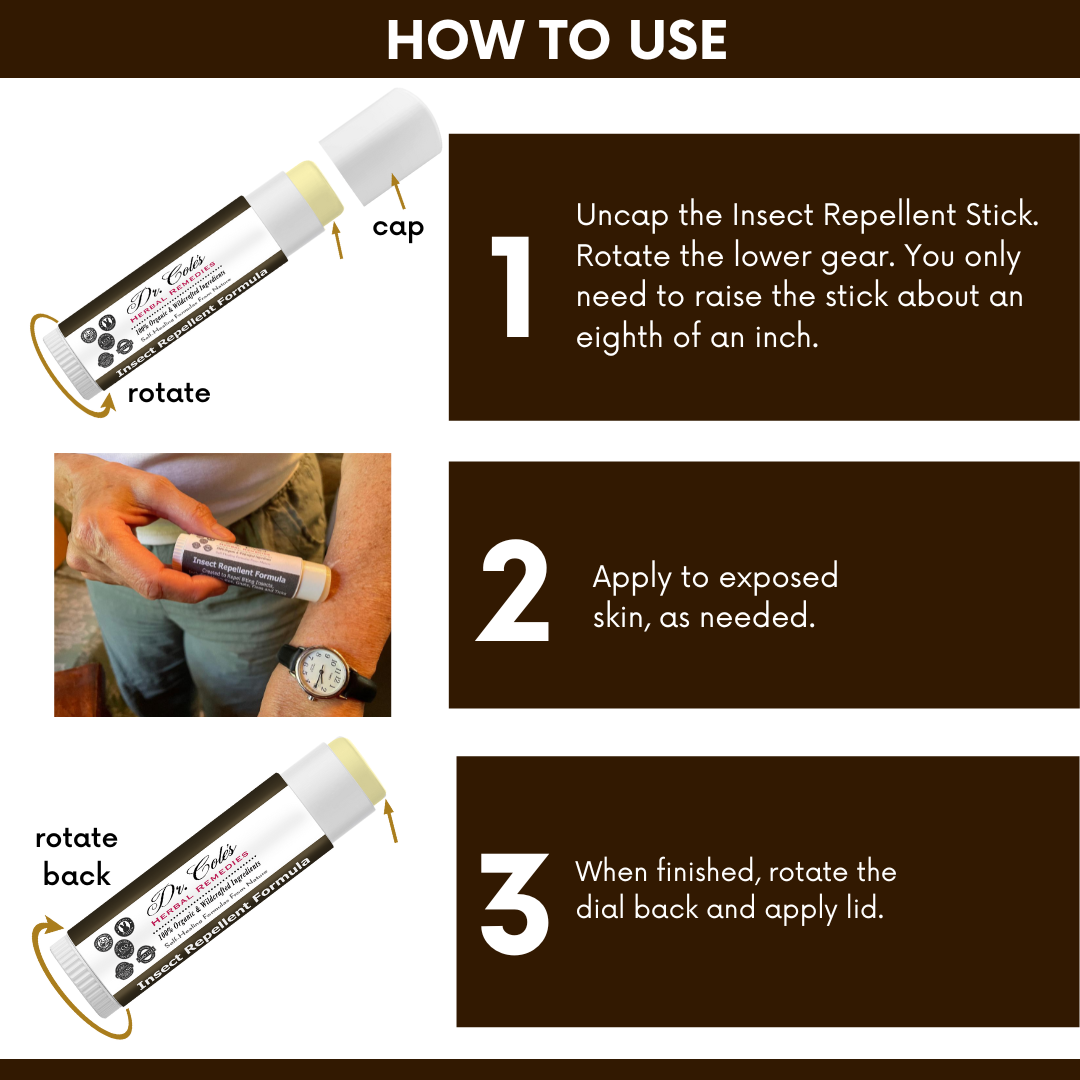 Dr. Cole's Insect Repellent Stick SixPak