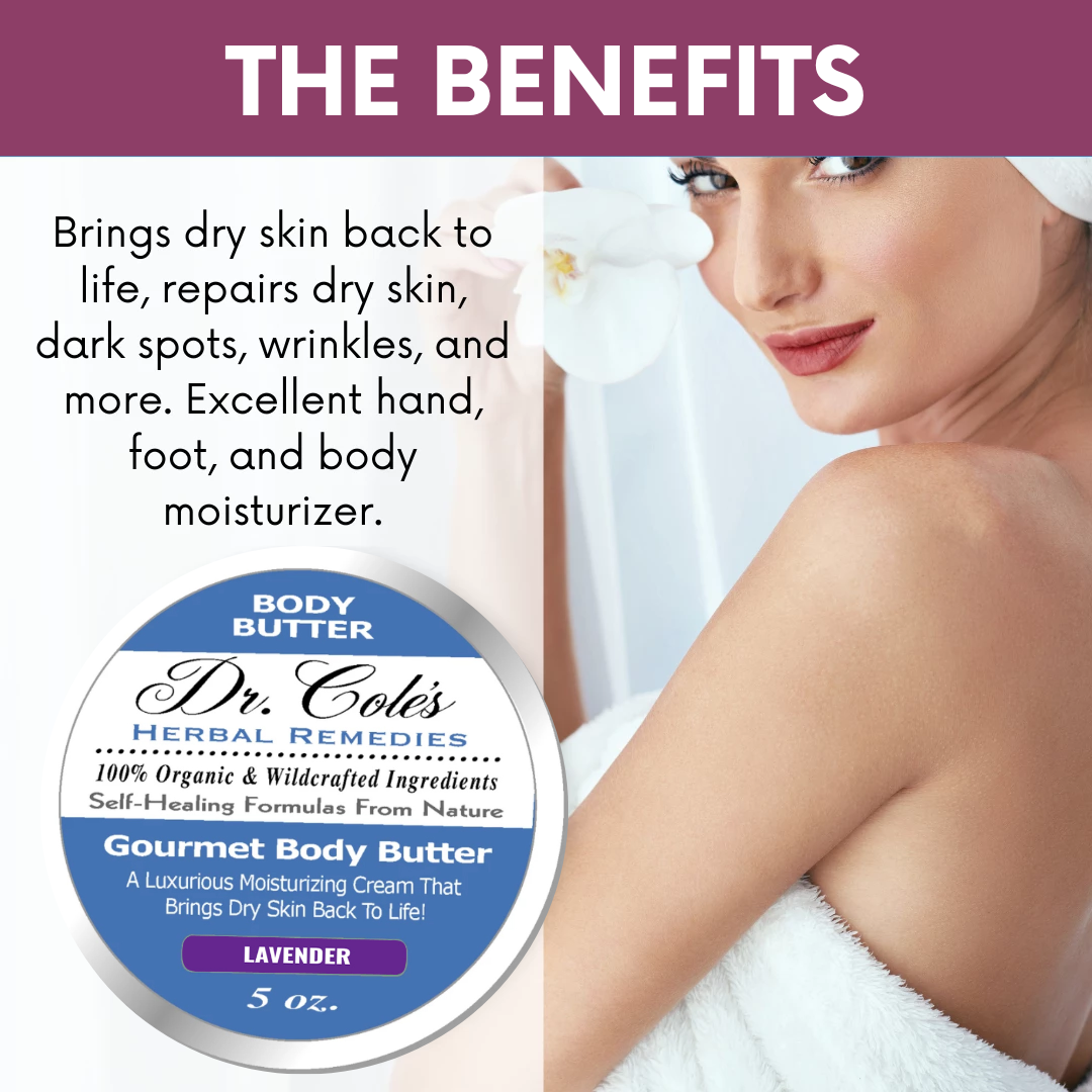 Dr. Cole's Gourmet Body Butter - LAVENDER SixPak