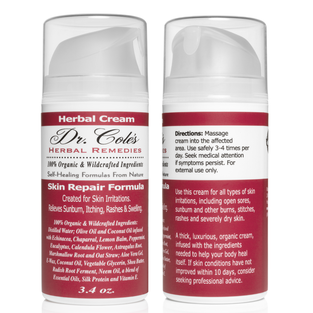 Dr. Cole's Herbal Remedies Skin Repair Formula Cream packaging