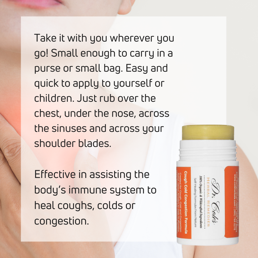 Dr. Cole's Cough Cold Congestion Stick SixPak