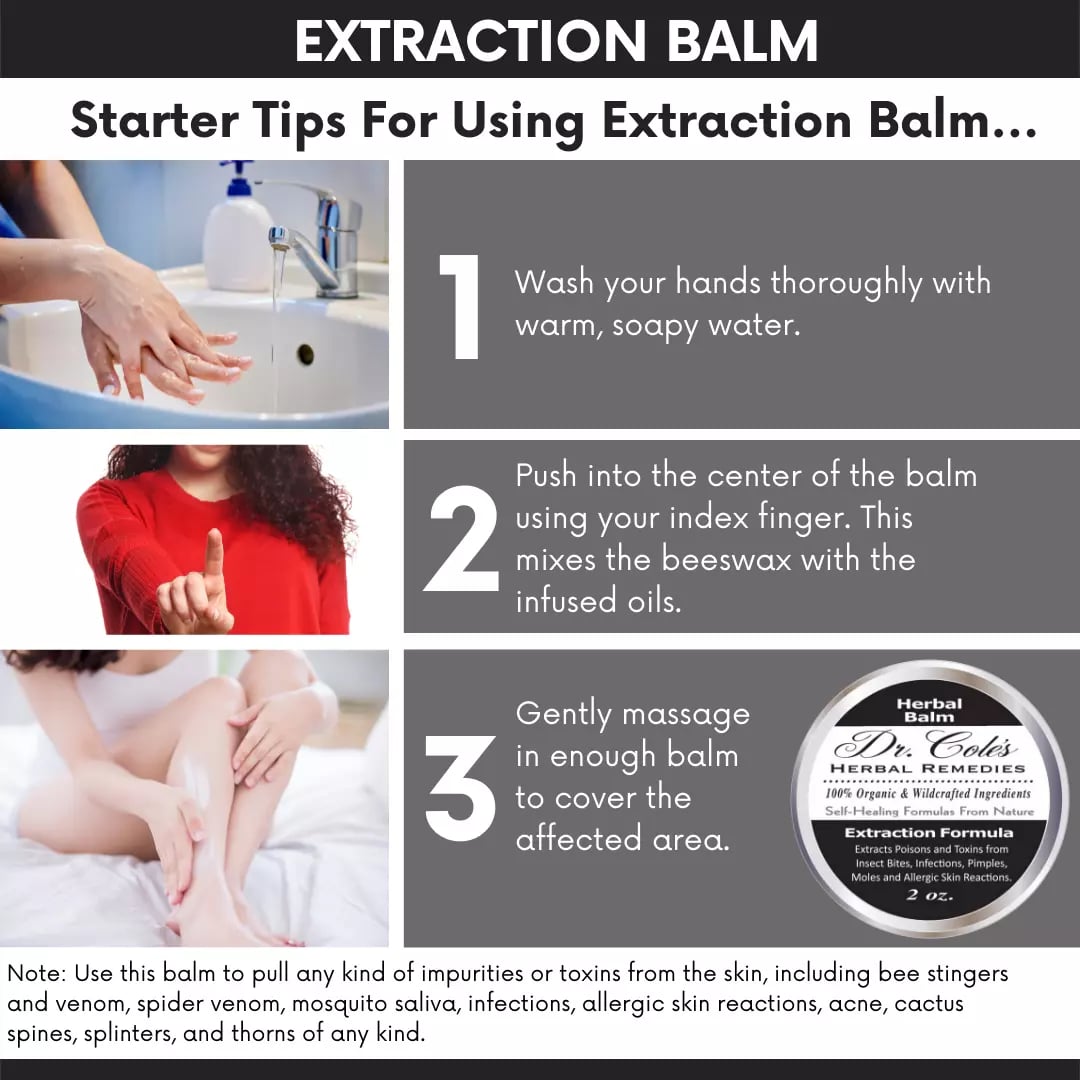 Dr. Cole's Organic Extraction Herbal Balm SixPak