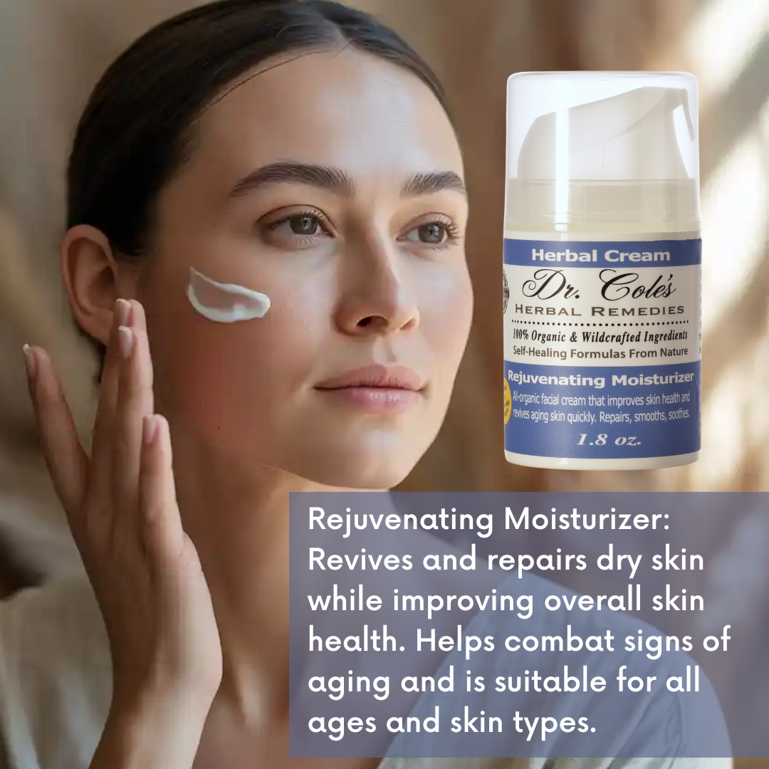 Woman applying Rejuvenating Facial Moisturizer