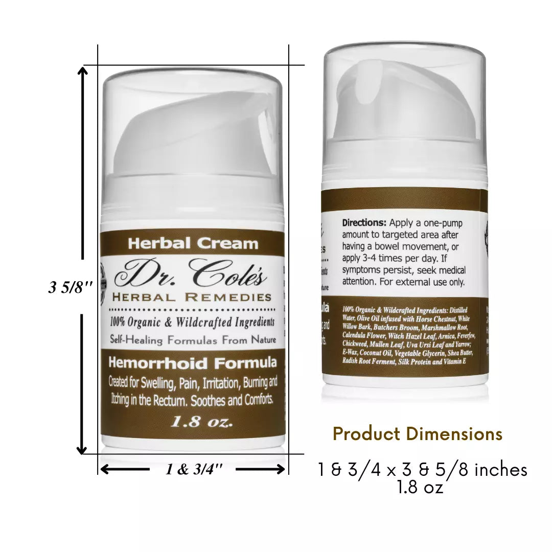 Dr. Cole's Organic Hemorrhoid Cream SixPak