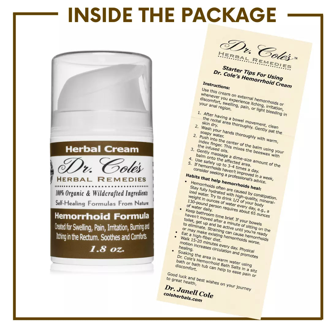Dr. Cole's Organic Hemorrhoid Cream SixPak