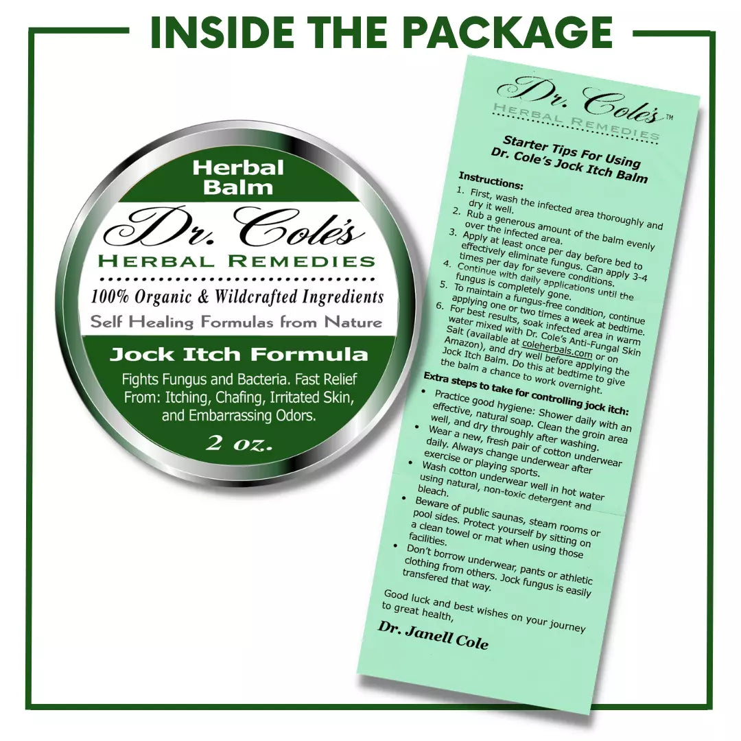 Dr. Cole's Organic Jock Itch Ointment SixPak