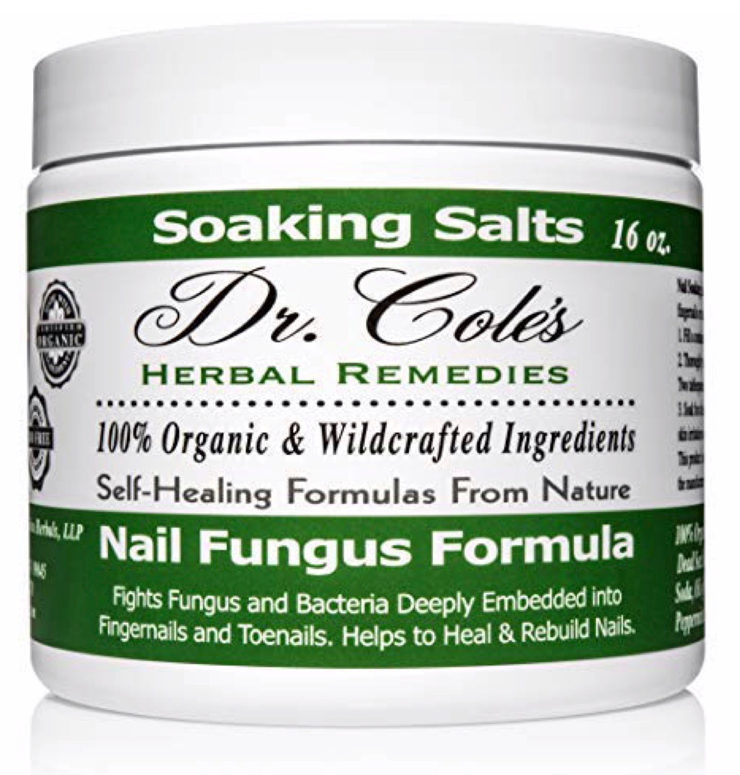 Dr. Cole's Organic Nail Fungus Salts Formula SixPak