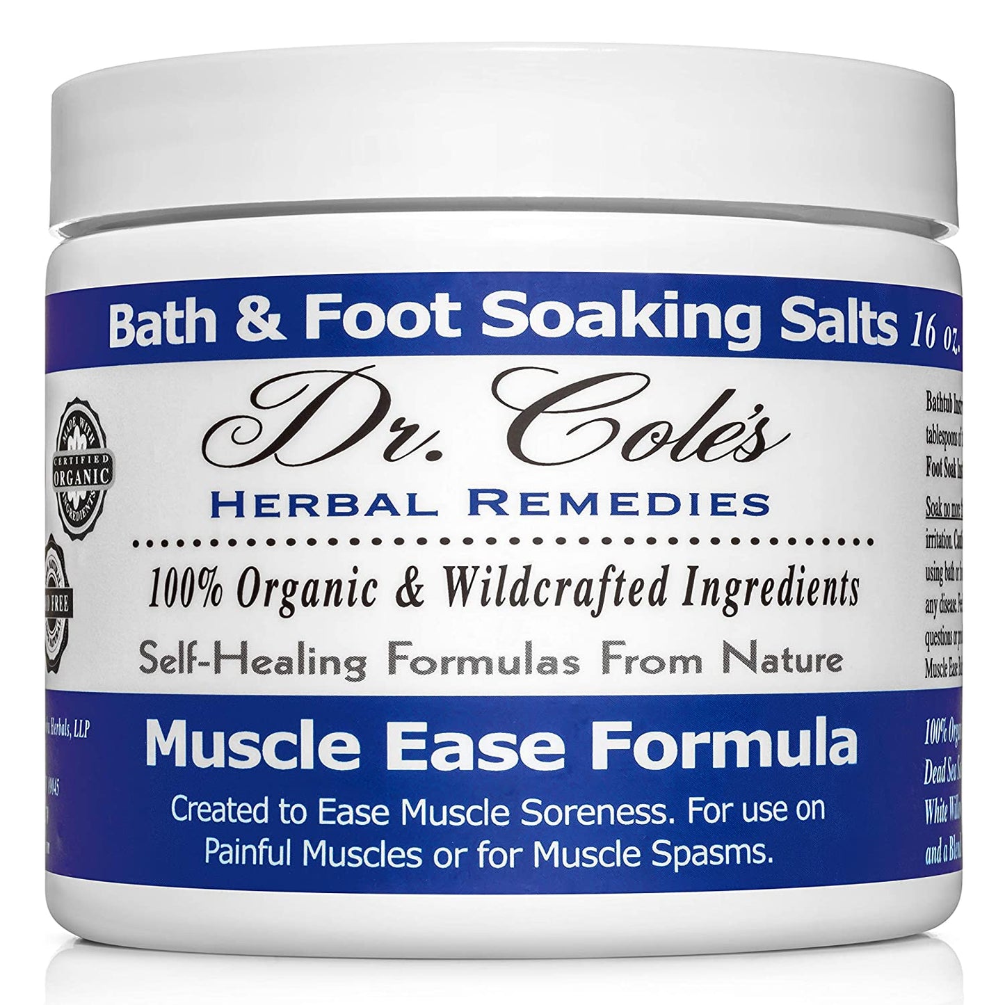 Dr. Cole's Muscle Ease Soaking Salts SixPak