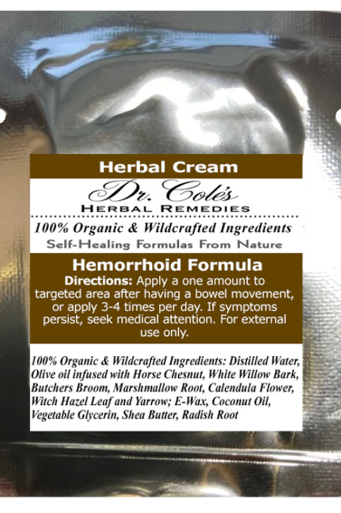01 - Dr. Cole's Organic Hemorrhoid Balm Sample