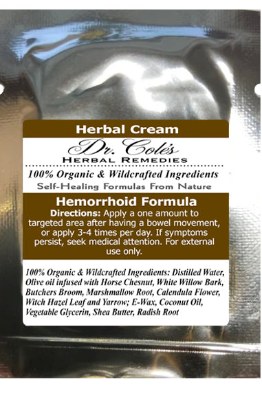 02 - Dr. Cole's Organic Hemorrhoid Cream Sample