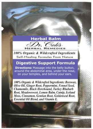 06 - Dr. Cole's Organic Digestive Support Herbal Balm Sample