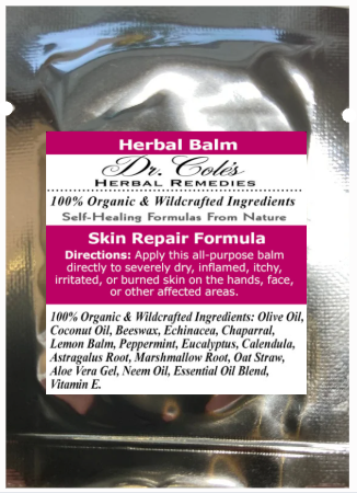 16 - Dr. Cole's Organic Skin Repair Herbal Balm Sample