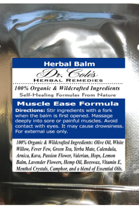 19 - Dr. Cole's Muscle Ease Herbal Balm Sample