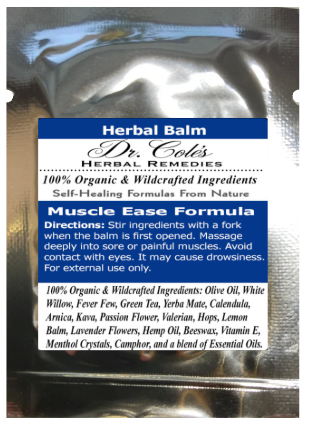 19 - Dr. Cole's Muscle Ease Herbal Balm Sample