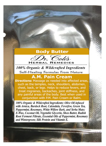 22 - Dr. Cole's A.M. Pain Cream Sample