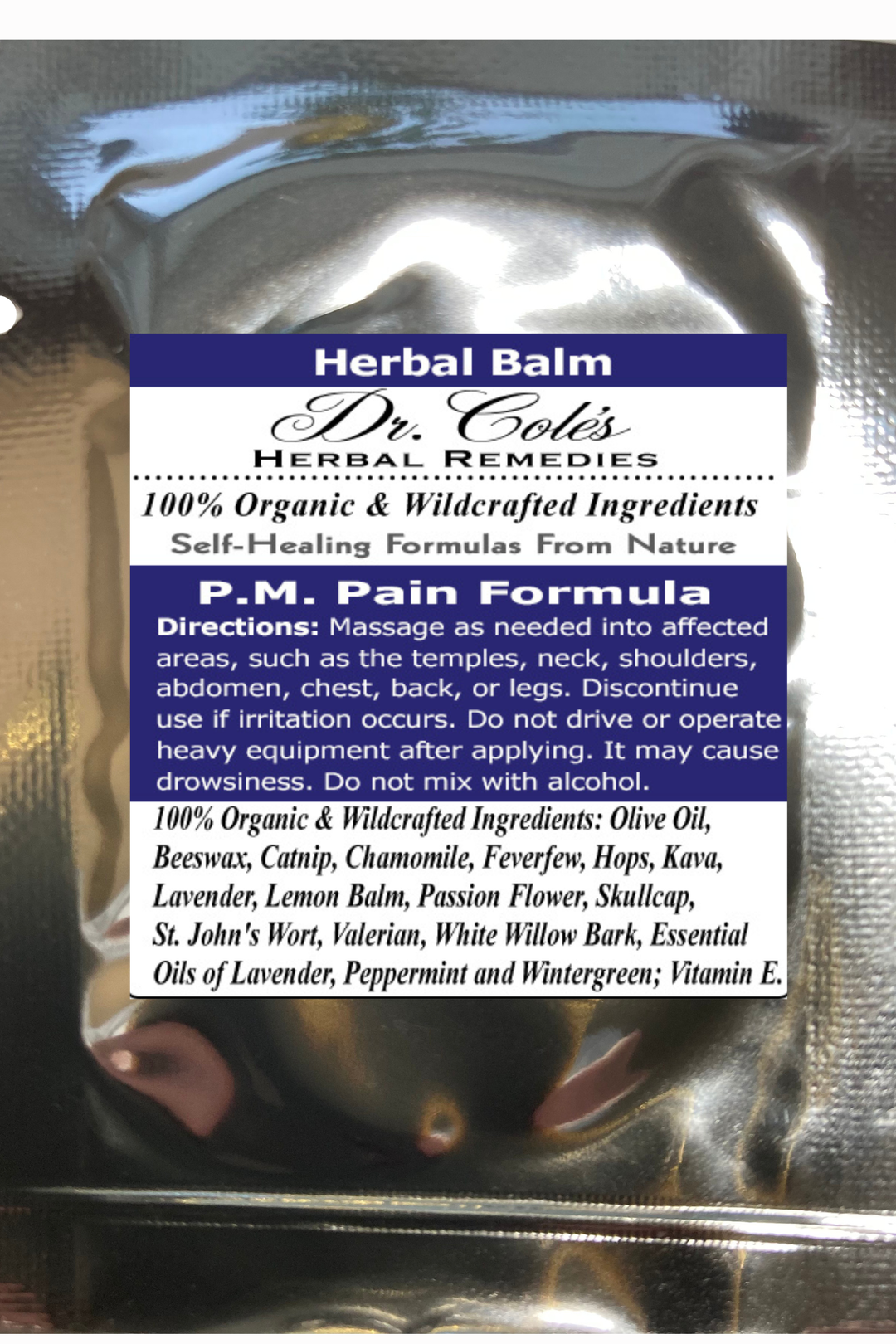 24 - Dr. Cole’s P.M. Pain Herbal Balm Sample