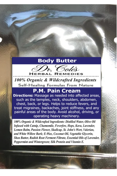 25 - Dr. Cole's P.M. Pain Cream Sample