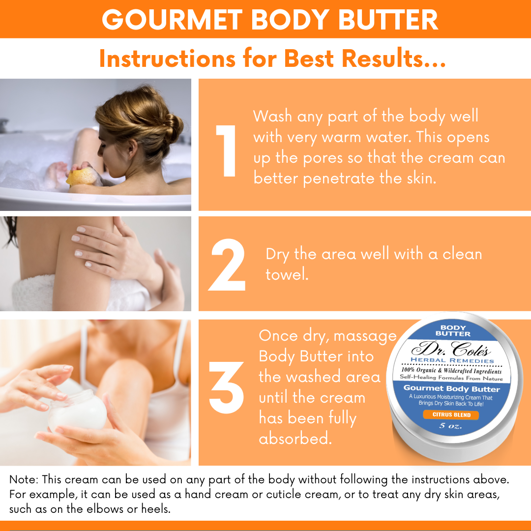 Dr. Cole's Gourmet Body Butter - CITRUS BLEND