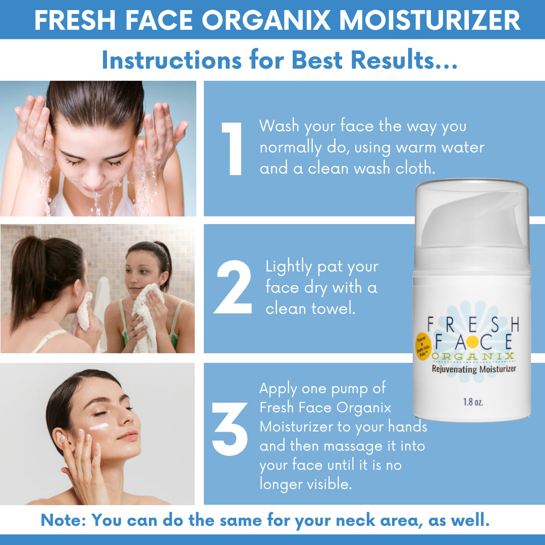 Fresh Face Organix Rejuvenating Facial Moisturizer SixPak