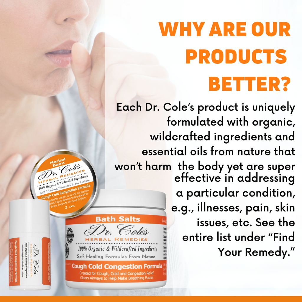 Dr. Cole's Cough Cold & Congestion Trio Bundle
