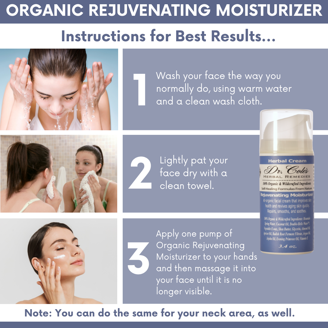 42 - Dr. Cole's Rejuvenating Facial Moisturizer 3.4 oz SixPak