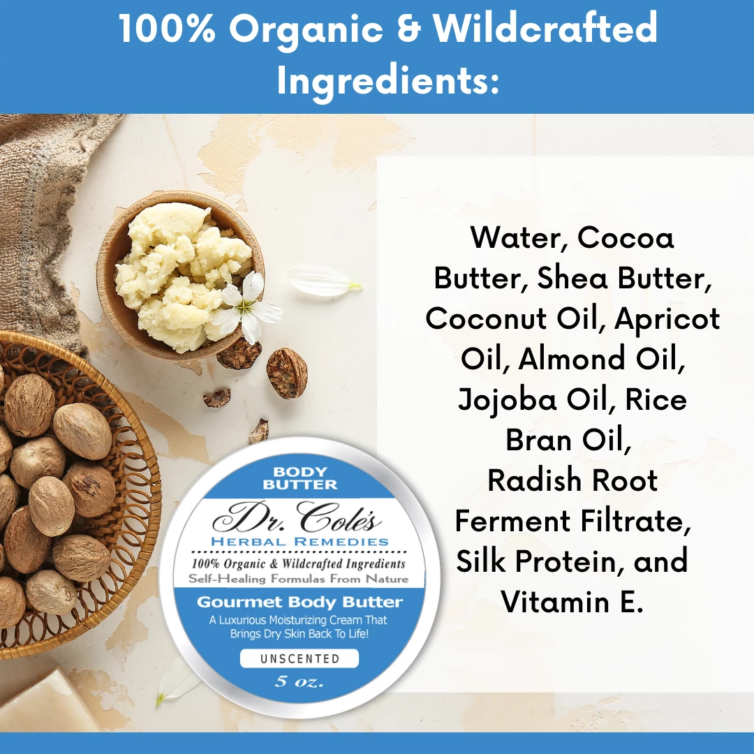 Dr. Cole's Gourmet Body Butter - Unscented SixPak