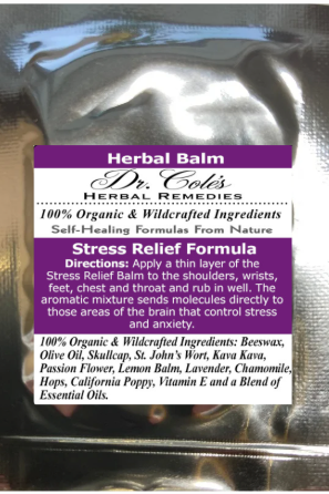 29 - Dr. Cole’s Organic Stress Relief Herbal Balm Sample