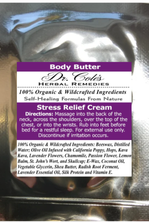 30 - Dr. Cole's Stress Relief Cream Sample