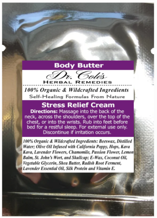 30 - Dr. Cole's Stress Relief Cream Sample