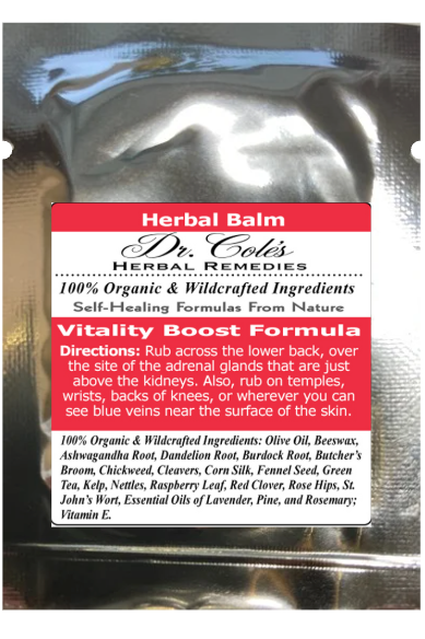 32 - Dr. Cole’s Vitality Herbal Balm Sample
