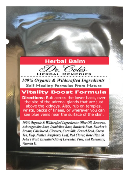 32 - Dr. Cole’s Vitality Herbal Balm Sample