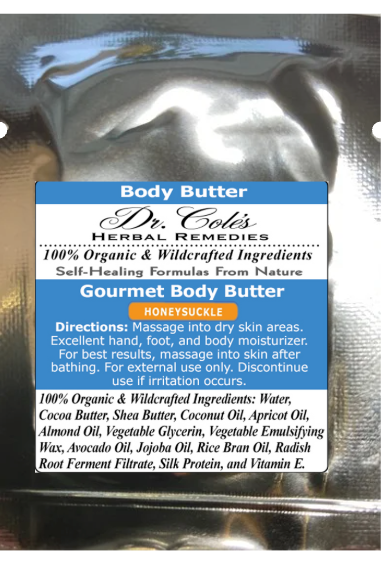 35 - Dr. Cole's Gourmet Body Butter - HONEYSUCKLE Sample