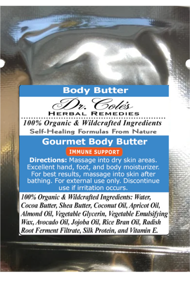 37 - Dr. Cole's Gourmet Body Butter - IMMUNE SUPPORT Sample