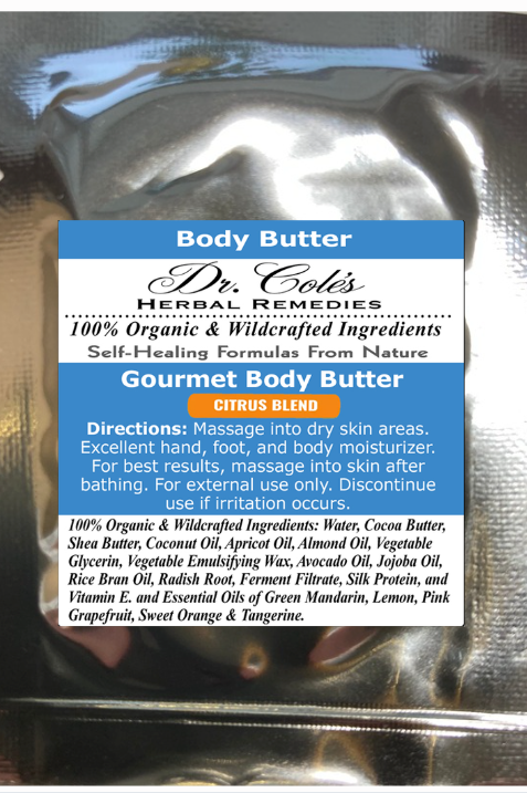 41 - Dr. Cole's Gourmet Body Butter - CITRUS BLEND Sample