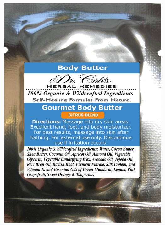 41 - Dr. Cole's Gourmet Body Butter - CITRUS BLEND Sample