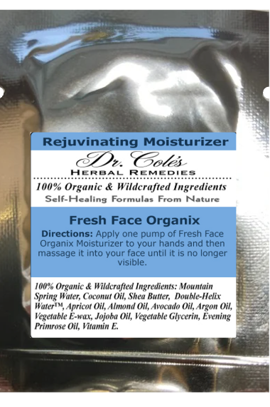 42 - Fresh Face Organix Rejuvenating Facial Moisturizer Sample