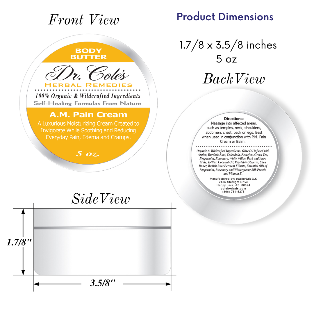 Dr. Cole's A.M. Pain Cream