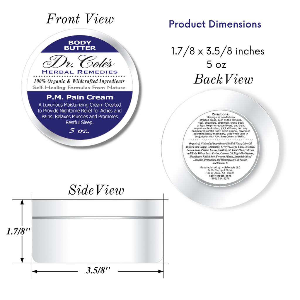 Dr. Cole's P.M. Pain Cream