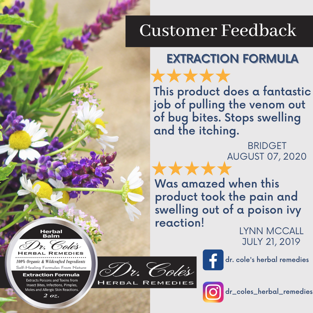 Dr. Cole's Organic Extraction Herbal Balm