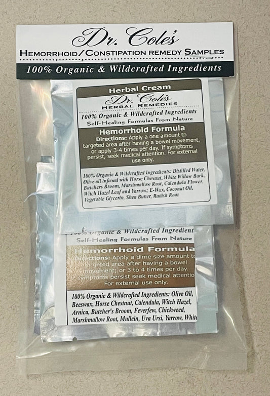 Hemorrhoids & Constipation Sample Pack