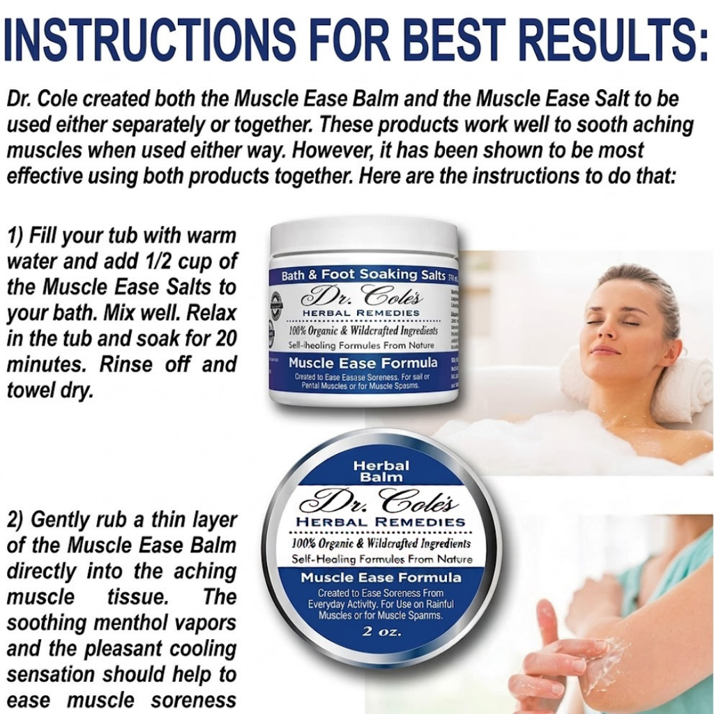 19 - Dr. Cole's Muscle Ease Herbal Balm