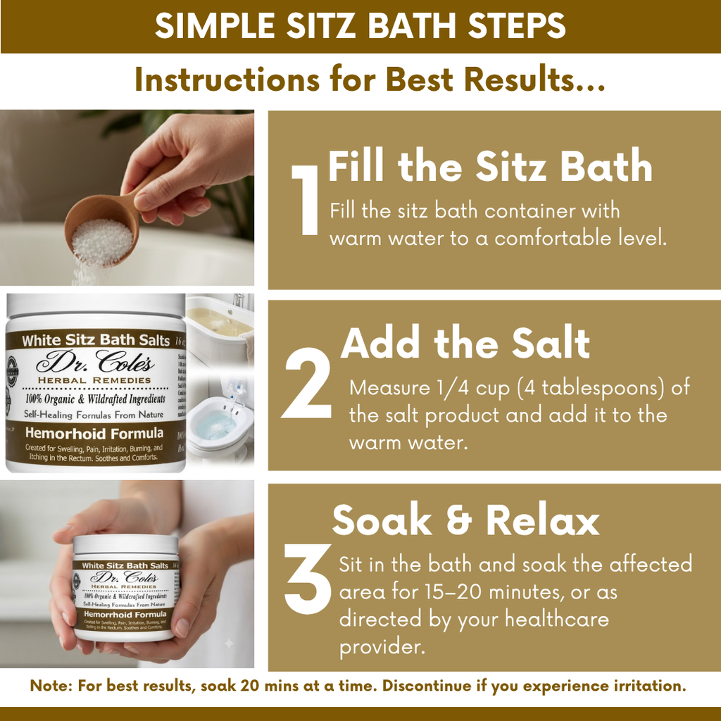 03 - Dr. Cole's Hemorrhoid Salts White