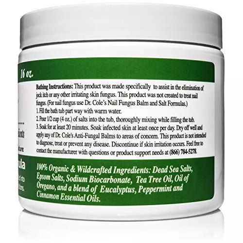Dr. Cole’s Organic Anti-fungal Skin Soaking Salts