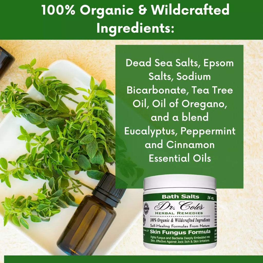 Dr. Cole’s Organic Anti-fungal Skin Soaking Salts