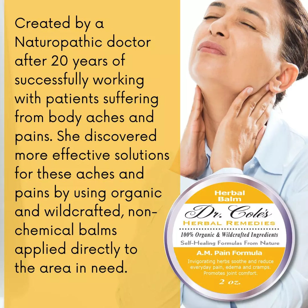Dr. Cole's A.M. Pain Herbal Balm