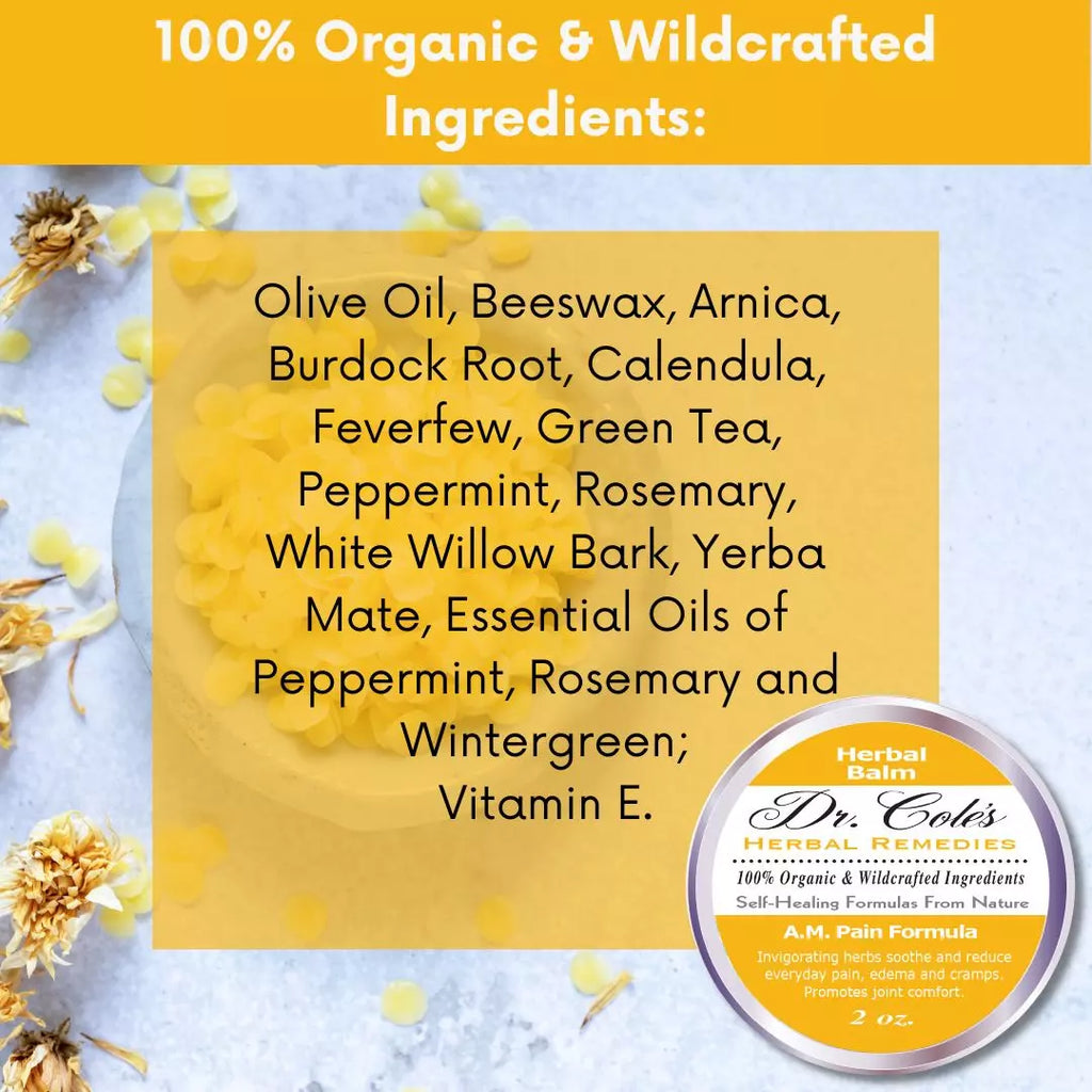 Dr. Cole's A.M. Pain Herbal Balm