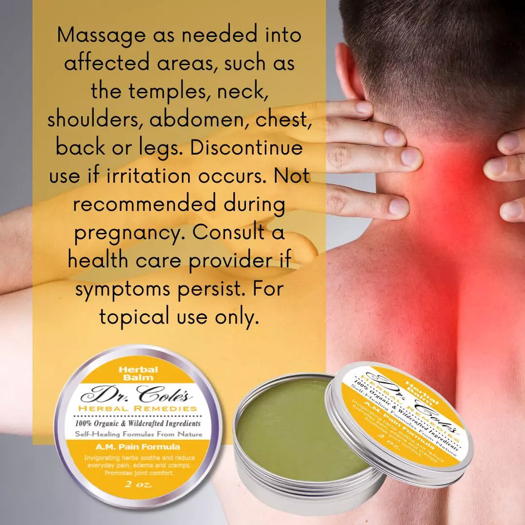 Dr. Cole's A.M. Pain Herbal Balm