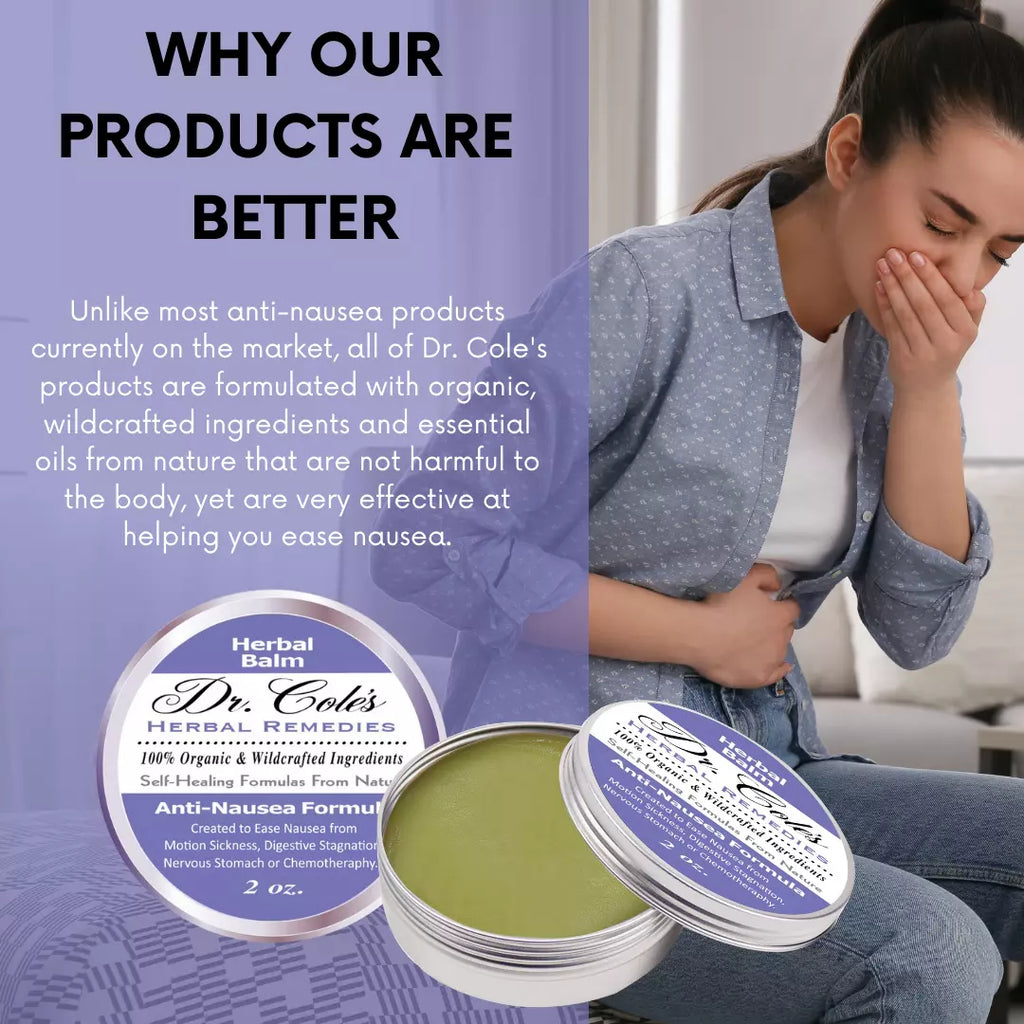 Dr. Cole's Organic Anti-Nausea Herbal Balm